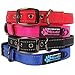 Max and Neo MAX Reflective Metal Buckle Dog Collar - We Donate a Collar to a Dog Rescue for Every Collar Sold (Large, Pink)