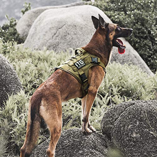 Dog Harness, Tactical Dog Harness NoPull Breathable