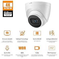 Dahua 4K PoE Security Dome Surveillance IP Outdoor