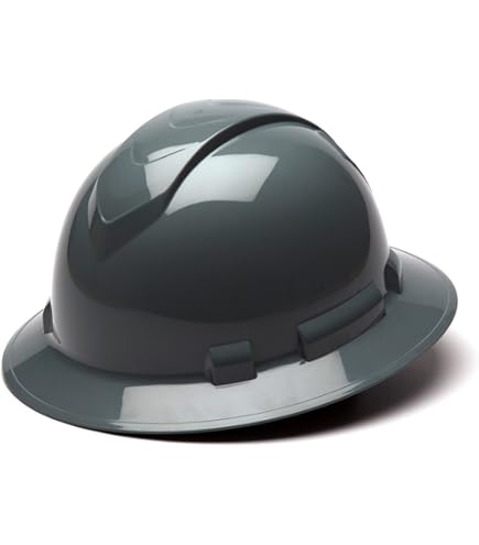 Amazon.com: PYRAMEX Ridgeline Full Brim Hard Hat, 4-Point