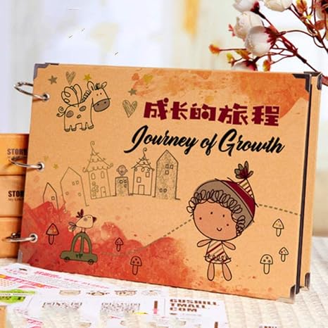 Amazon Co Jp アップアルバムブラックカードdiy手作りアルバムの子供の4インチ5インチステッカーベビーお土産録音アルバム を育てる10インチの幼稚園 Ztoyby Color 1 ホーム キッチン