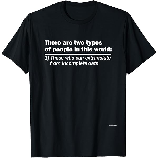 Amazon.com: There Are Two Types Of People In This World T-Shirt