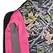 BDK Hunting Pink Camo Seat Covers - 2 Front Seat Protection High Back Bucket Seat Built in Seat Belt Armrest Opening