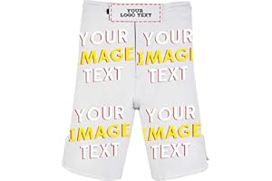 O2TEE Custom Personalized MMA Fight Shorts BJJ No Gi Grappling Jiu Jitsu Pants