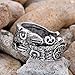 Odin's Ravens Ring Huginn and Muninn Ring Viking ring Odin Viking Pagan Jewellery