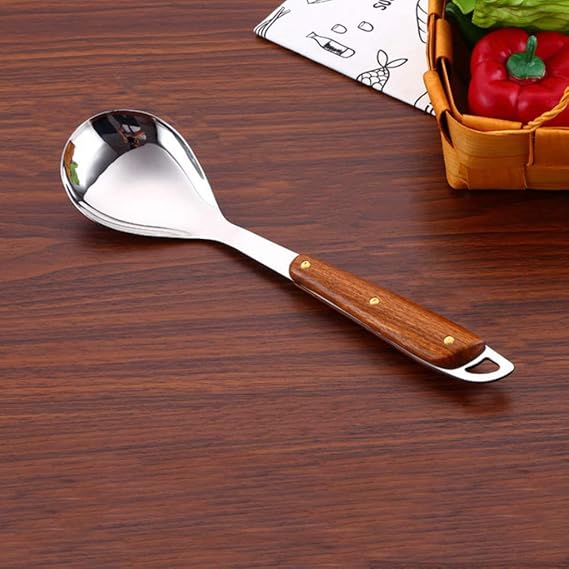 Buy pepplo Serving Spoons, 304 Stainless Steel Cooking Spoon with Heat