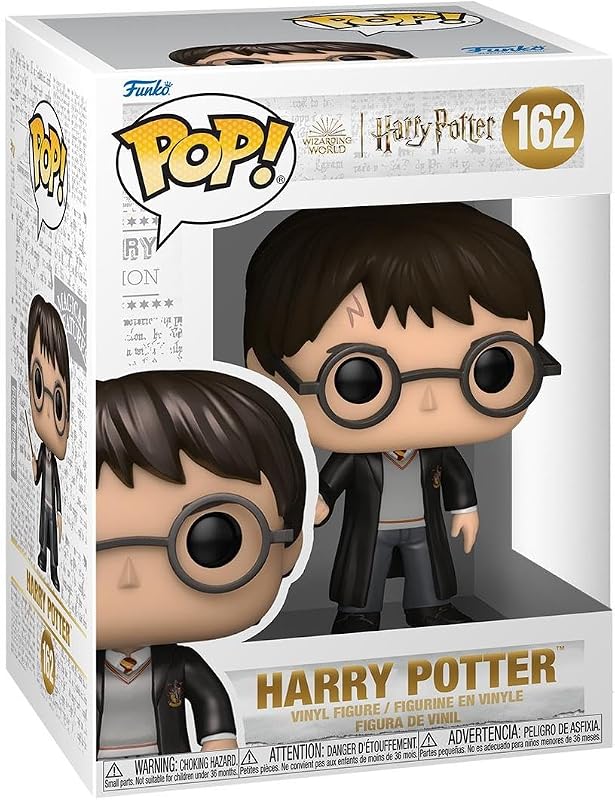 Pop! & Tee: Harry Potter - Texture Velours - Large - (L) - T-Shirt - Vêtements avec Une Figurine en Vinyle à Collectionner - Idée de Cadeau - Jouets et Top à Manches Courtes pour Les Adultes