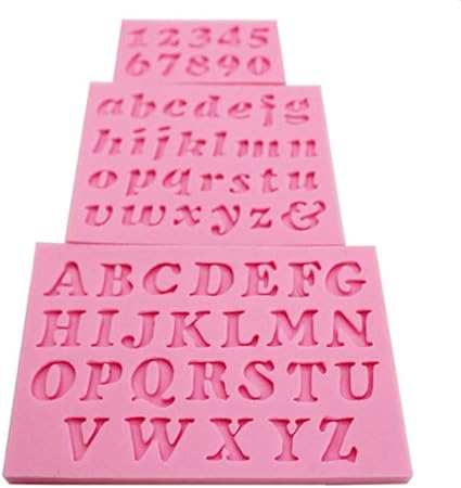 Dingsheng 3 Stampi In Silicone Numero Lettera Alfabeto In Silicone Per Decorazione Torte Amazon It Casa E Cucina