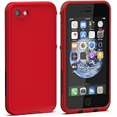 Diverbox for iPhone SE 2020/iPhone 8 Waterproof Case - Shockproof IP68 Full-Body with Screen Protector, Underwater 4.7" Cover (Bright red)