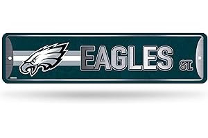 NFL Rico Industries Metal Street Sign Metal Street Sign 4" x 15" Home Décor - Bedroom - Office - Man Cave