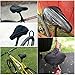 JASLITE Bike Seat Cushion, Bicycle Seat Covers for Comfort Women,Kids,Men,Gel Paddle Bicycle Saddle Cover 11×10inch fit Peloton,Spin,Stationary Bikes,with Water&Dust Resistant Cover Reflective Strip