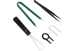 Motroce Keycap Remover Tools Kit, 5PCS Switch Puller Keyboard Cleaning Tools with Tweezers for Mechanical Keyboard DIY