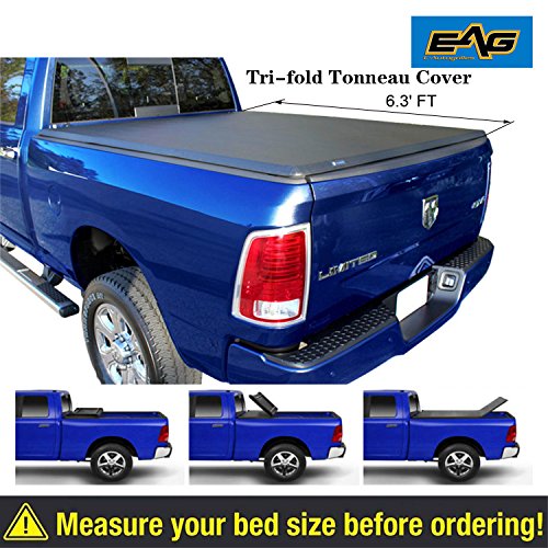 Eag 02 17 Dodge Ram 1500 2500 3500 6 3 Bed Tri Fold Tonneau Cover 85 Off Satyavir Com