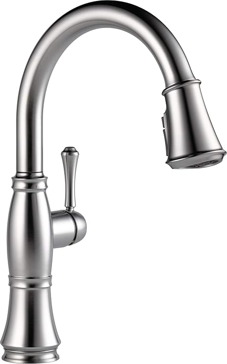 Delta Faucet Cassidy Single Handle Kitchen Sink Faucet With Pull