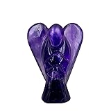 ANAYA AGATE Amethyst Angel Statue – 2" Beautiful