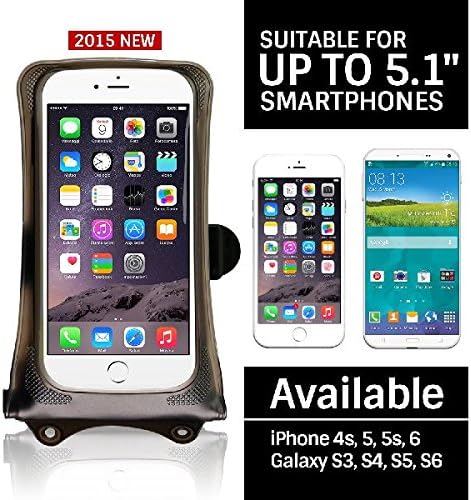 Amazon Com Dicapac Action Series Waterproof Case With Clip For Smartphones Up To 5 1 Inches
