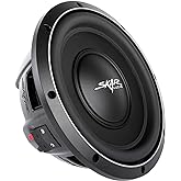 Skar Audio VS-10 D2 10" 1000W Max Power Dual 2 Ohm Shallow Mount Car Subwoofer