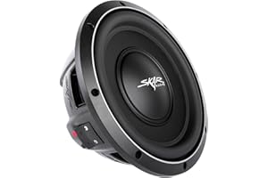 Skar Audio VS-10 D4 10" 1000W Max Power Dual 4 Ohm Shallow Mount Car Subwoofer