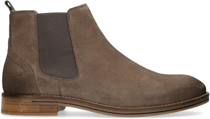 Sacha Graue Chelsea Boots aus Veloursleder: Amazon.de: Schuhe & Handtaschen