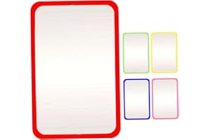 Plastic Mirror, 5Pcs Small Mirror, 6 X 4 Inch Acrylic Unbreakable, Ideal for Home, School, Shatterproof
