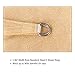Cool Area Right Triangle 16'5'' X 16'5'' X 22'11'' Sun Shade Sail with Stainless Steel Hardware Kit, UV Block Fabric Patio Patio Shade Sail in Color Sand