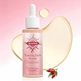 Earth Self Tanner -Get a Sun-Kissed Glow Instantly! Natural & Organic Ingredients, Tanning Dark Seryum - Watermelon Flavor, Ultra-Hydrating & Streak-Free, Natural-Looking Tan, for Face & Body 60ML