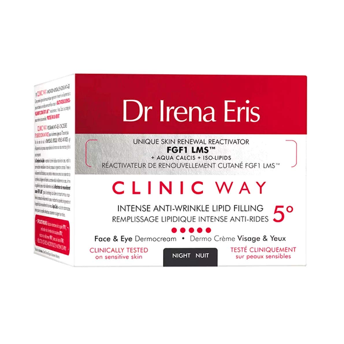 DR. IRENA ERIS Wrinkle Night Cream CLINIC WAY, 50 ml - 5th Level of Wrinkle Care for Women 70+