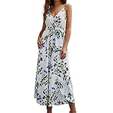 Women's Elegant Sleeveless Spaghetti Strap Deep