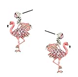 DianaL Boutique Pink Flamingo Earrings Stud Post