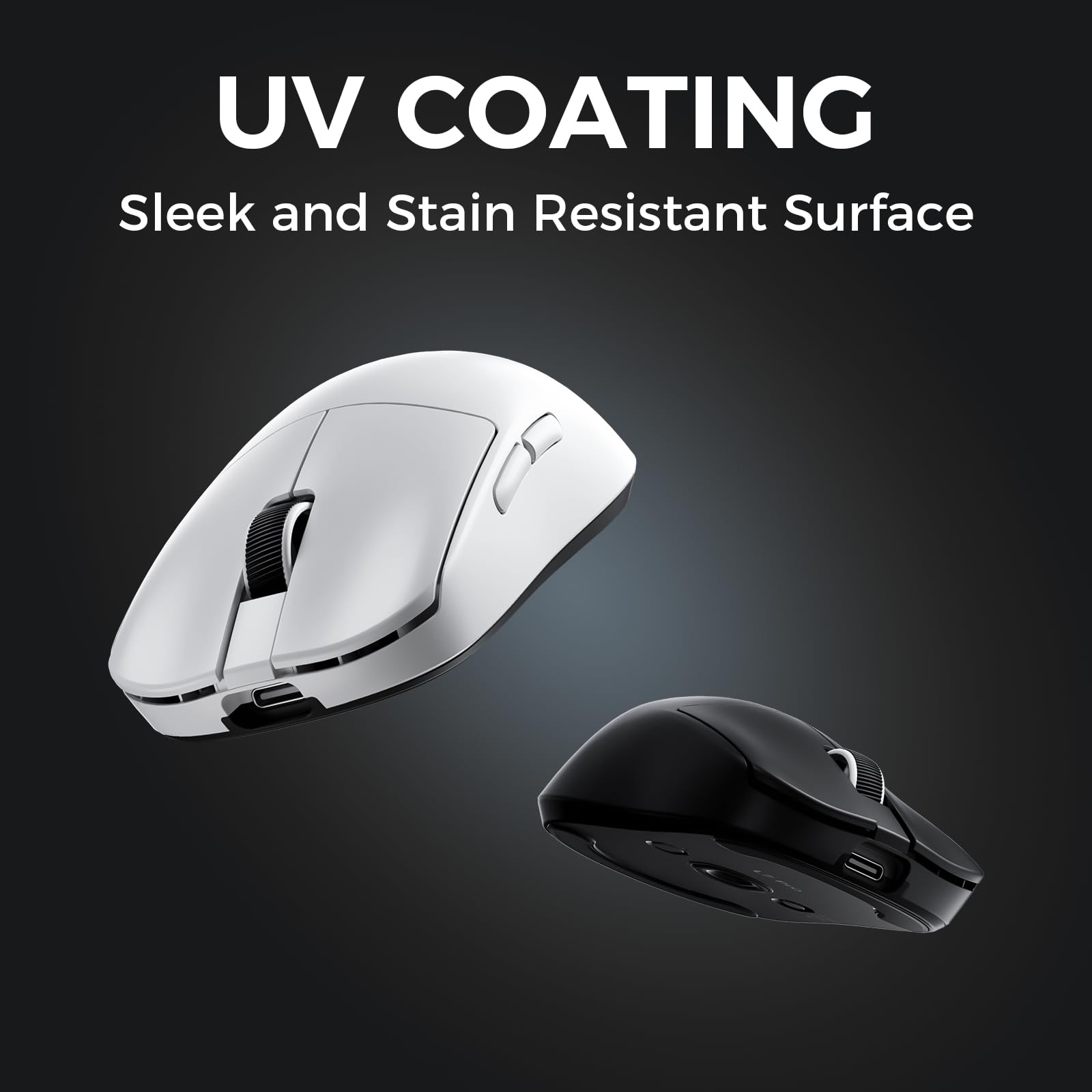 MCHOSE L7 Pro Wireless Gaming Mouse, PAW3395 26K Sensor, Wireless/Wired Dual 8K Polling, 39g Ultra-Light Weight, 2.4GHz RF/BT/Wired Tri-Mode Connection (Pro-PAW3395 26K Sensor, White)