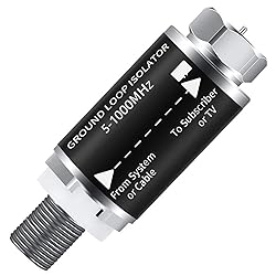 Ground Loop Isolator - Cable TV Audio Isolation