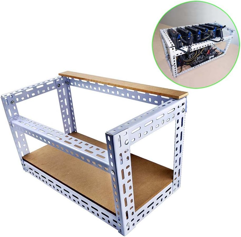 Refoss Open Air Mining Rig Case for 6 GPU Crypto Currency ...