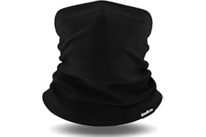 GoxRunx Winter Neck Gaiter Warmer Soft Fleece Face Cover Windproof Cold Weather Face Scarf for Skiing Hiking Men and Women