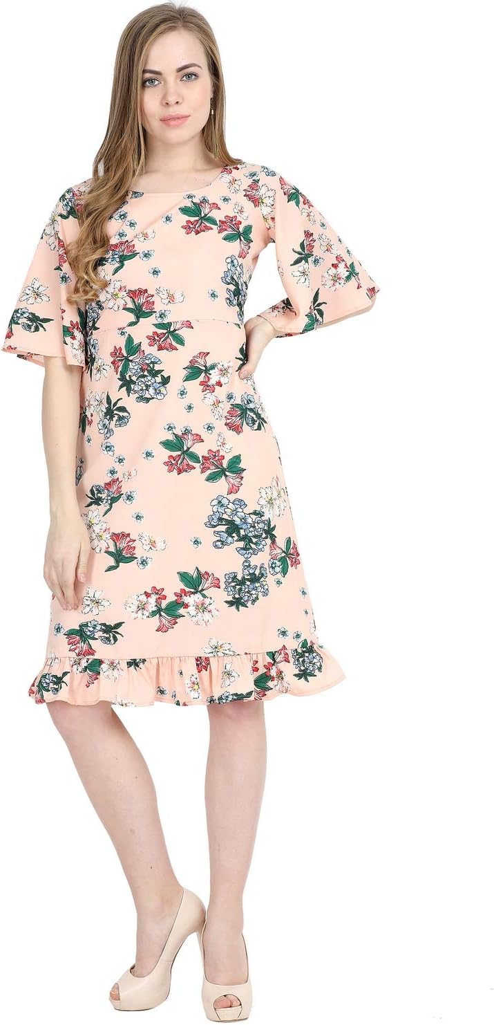 Women Floral Printed Shift Dress