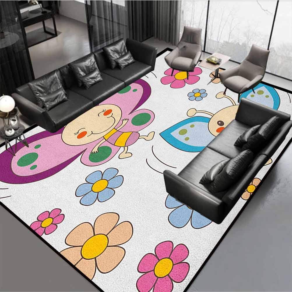 lilac rug for nursery