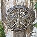 Peace Sign Plaque, World Peace, Decorative Wall Hanging Plaques, Authentic Upcycled Artwork from Haiti, Handmade, Indoor Outdoor,12 x 12 Inches