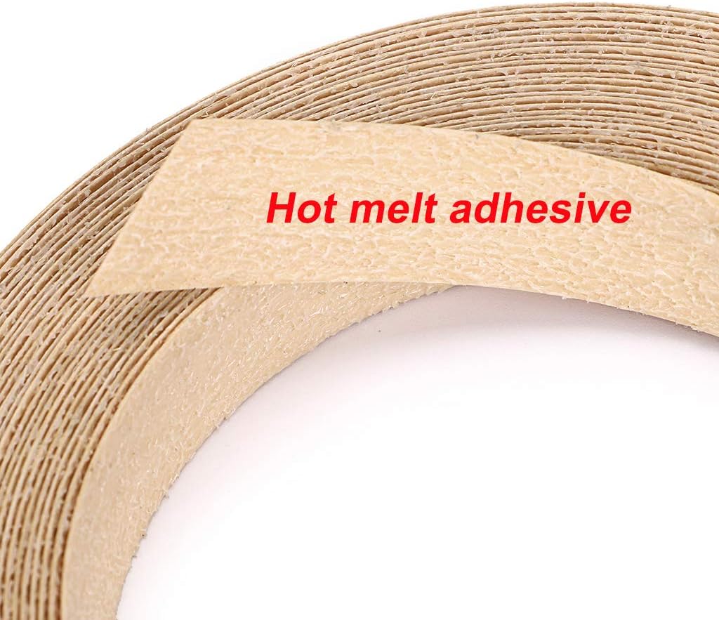 Skelang Birch Wood Veneer, Wood Edging Tape, Iron-on Veneer for Shelf Wardrobe, Door Frame, Desktop, 19mm×15m - Image 5