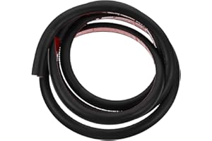 Vaguelly Rv Rain Gutter Guard 2m Flexible Self-adhesive Drip Rail for Rv Roof Rainwater Diversion and Vehicle