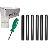 IrriFix Box Set - Rain Bird Popup Riser Extensions 1800EXT | RainBird Universal Sprinkler Extenders 1800-EXT | Set of 6 with Instruction Card &amp; RotorTool Screwdriver