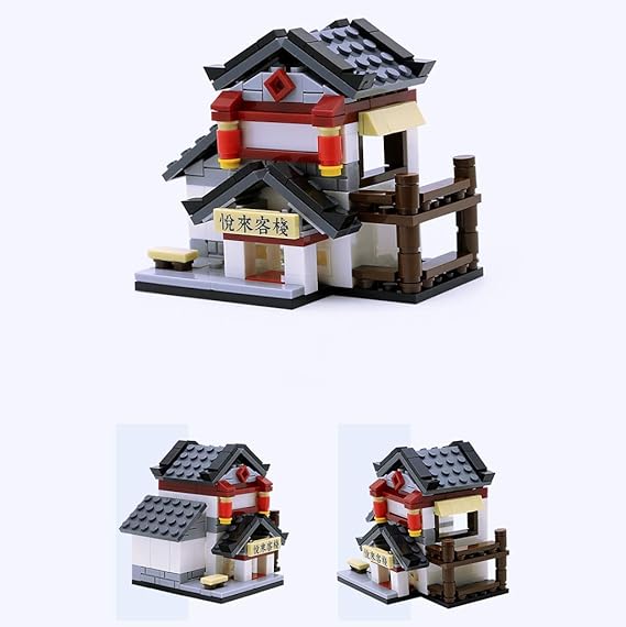 Sisyria Puzzle Diy Spielzeug Ziegel Kinder Lern Puzzle Block Traditionelle Architektur 3d Modell Chinatown Blick Auf Die Strasse Wohnkultur Amazon De Kuche Haushalt