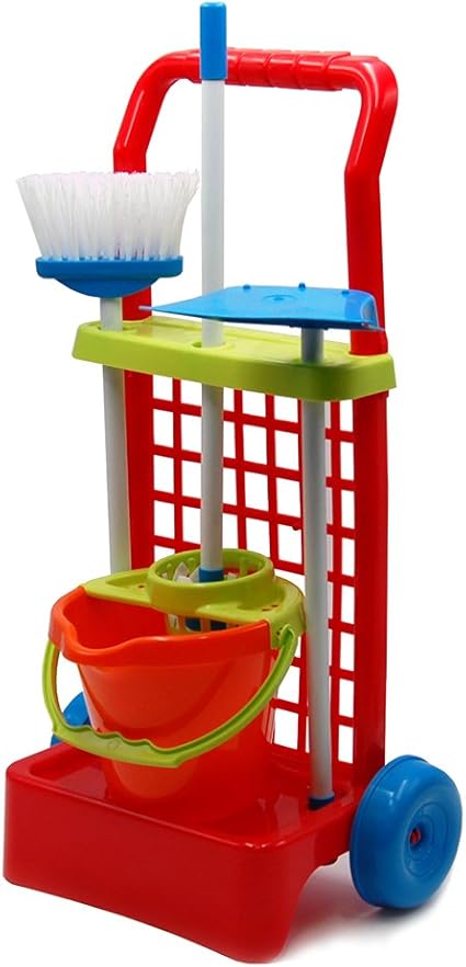 carrito de limpieza juguete