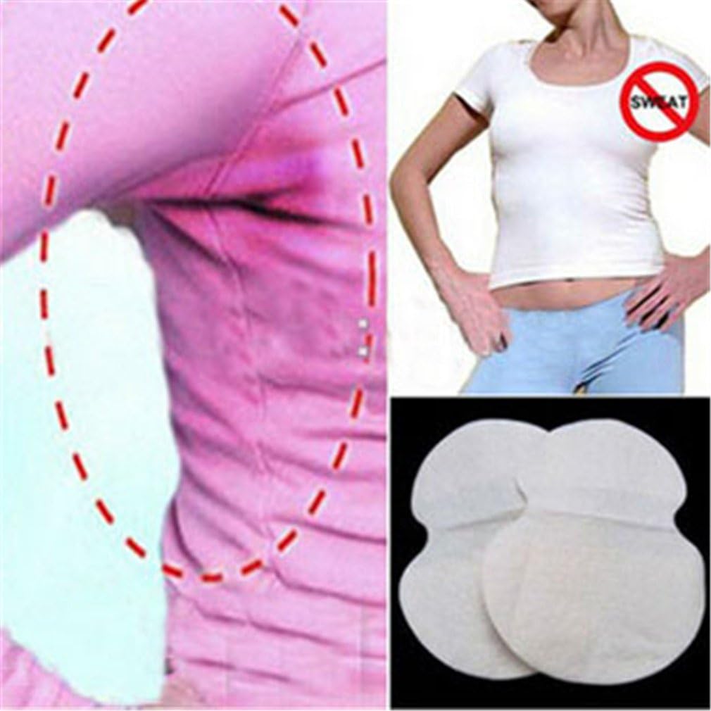 Wispun Unisex Disposable Underarm Sweat Guard Pad Armpit Sheet Liner Dress Clothing Shield (100pcs)