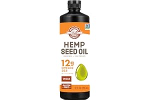 Manitoba Harvest Hemp Seed Oil, Cold Pressed, Premium Quality, 12g of Omegas 3 & 6 Per Serving, Hydrate & Nourish Skin, Non-GMO, Vegan, Gluten Free, Great for cooking, salad dressings, 12 Fl Oz