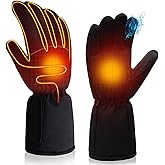 SVPRO Battery Operated Heated Gloves for Men and Women,Electric Hand Warms Gloves Battery Heated Glove Liners for Indoor Outdoor Jobs Hiking Cycling Skiing,Winter Warm Gloves for Hunting