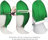 Aomig Short Bob Wig 3 Pack Green Neon Synthetic Everyday Cosplay view 5