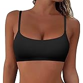 PrettyGuide Women's Wireless Bralette No Padding Scoop Neck Seamless No Underwire Smoothing Everyday Bra