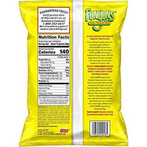 Funyuns Onion Flavored Rings, 6 Ounce Pricepulse