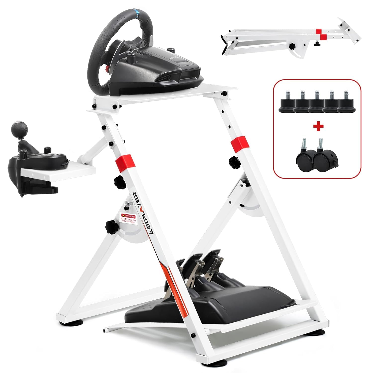 GTPLAYER Sim Racing Wheel Stand Simulator Cockpit