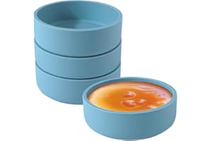 Sekonow 4pcs Silicone Microwave Egg Cooker, Microwave Egg Poacher, Nonstick Poached Egg Maker Air Fryer Egg Mold for Breakfas