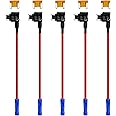 MuHize Low Profile Mini Fuse Tap, Upgraded Car & RV Add-a-Circuit Adapter, 12V Holder with 5A Low Profile Blade Fuse